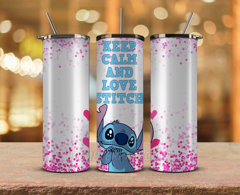 Stitch Starbucks 20oz Tumbler Png,20 oz Skinny Tumbler Wraps, Stitch Tumbler Wrap 17