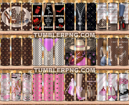 64+ Tumbler Wraps 20 oz, Fashion Luxury Logo Tumbler Wrap Png Bundle, –  Tumblerluxury