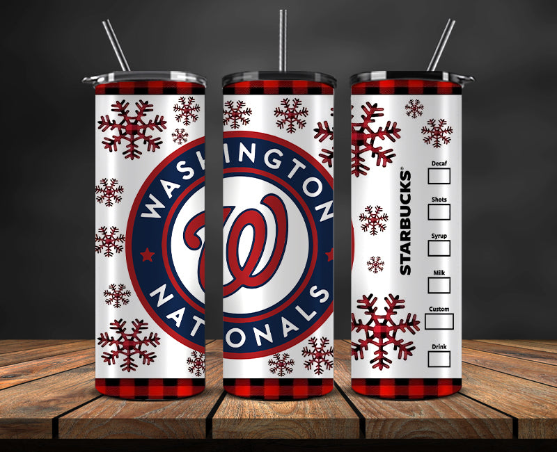 Washington Nationals Png,Christmas MLB Tumbler Png , MLB Christmas Tumbler Wrap 19