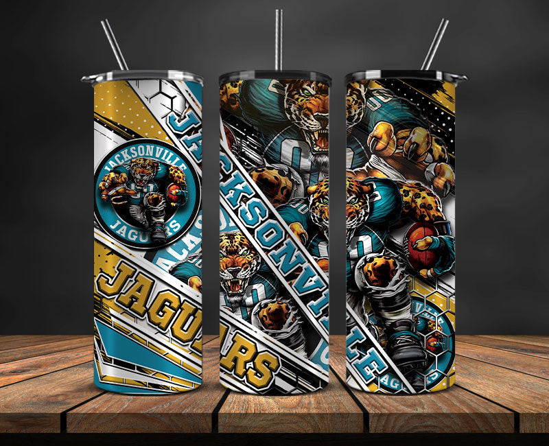 Jaguars Football Png , Football Tumbler Png  , Sport Tumbler Wrap 22