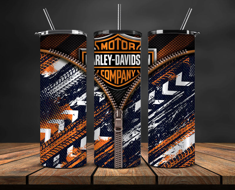 Harley Skinny Tumbler Png, Motor Harley Digital Tumbler Wrap, Harley Tumbler Wrap 24