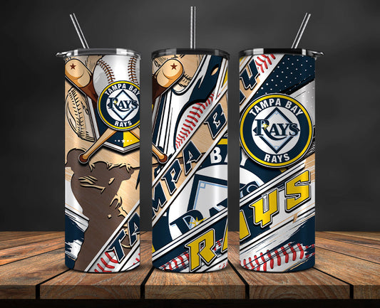 Tampa Bay Rays Tumbler Wrap, Mlb Tumbler  Mlb Logo Tumbler Png 26