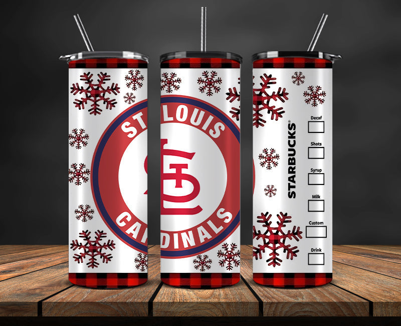 St.Louis Cardinals Png,Christmas MLB Tumbler Png , MLB Christmas Tumbler Wrap 28
