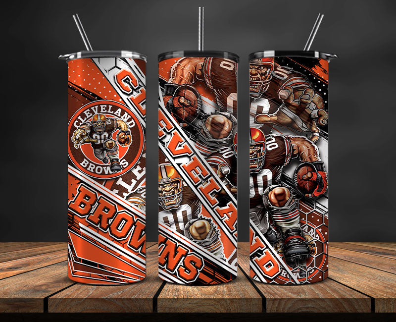 Team Browns Football Png, Football Tumbler Png , Sport Tumbler Wrap 29