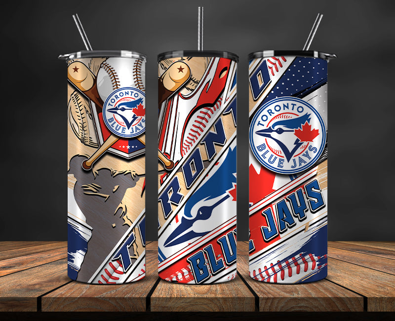 Toronto Blue Jays Tumbler Wrap, Mlb Tumbler Mlb Logo Tumbler Png 30 ...