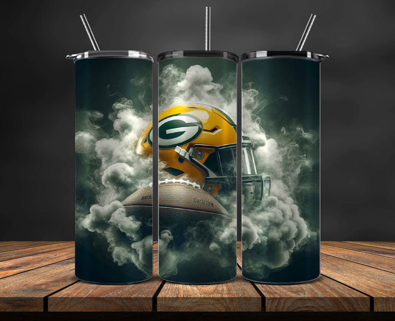 Green Bay Packers Tumbler Wrap, American Football Tumbler PNG -32