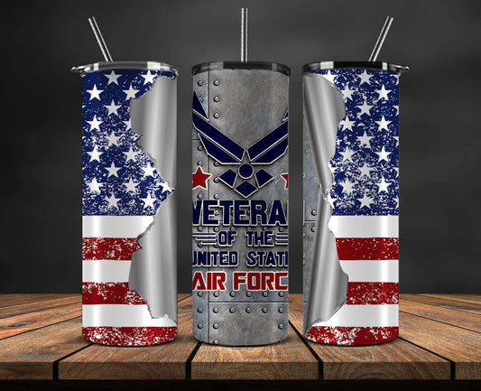 Veteran Military Tumbler, Veterans Day Tumbler , Veteran Tumbler Wrap 33