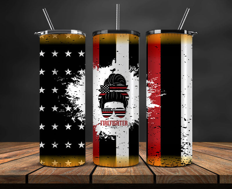 Firefighter Tumbler Wrap , Fire Rescue Fireman 37