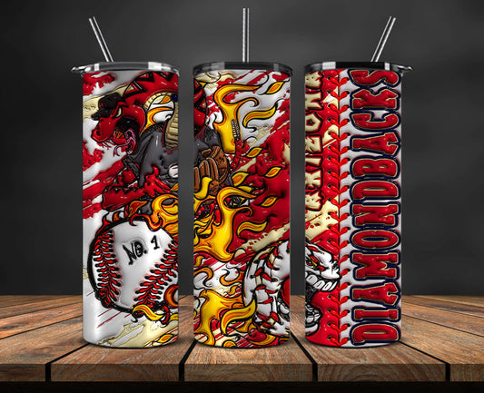 Arizona Diamondbacks Tumbler Wrap, Mlb Tumbler  Mlb Logo Tumbler Png 38