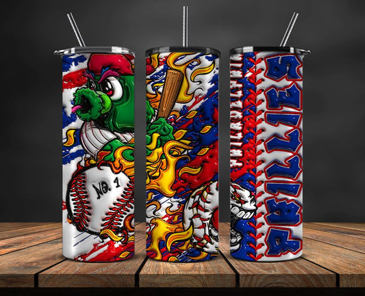 Philadelphia Phillies Tumbler Wrap, Mlb Tumbler  Mlb Logo Tumbler Png 42