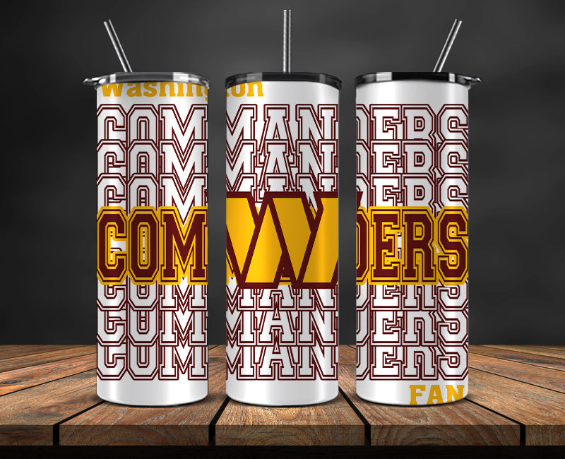 Washington Commanders Tumbler, Washington Logo,NFL Season Design 43