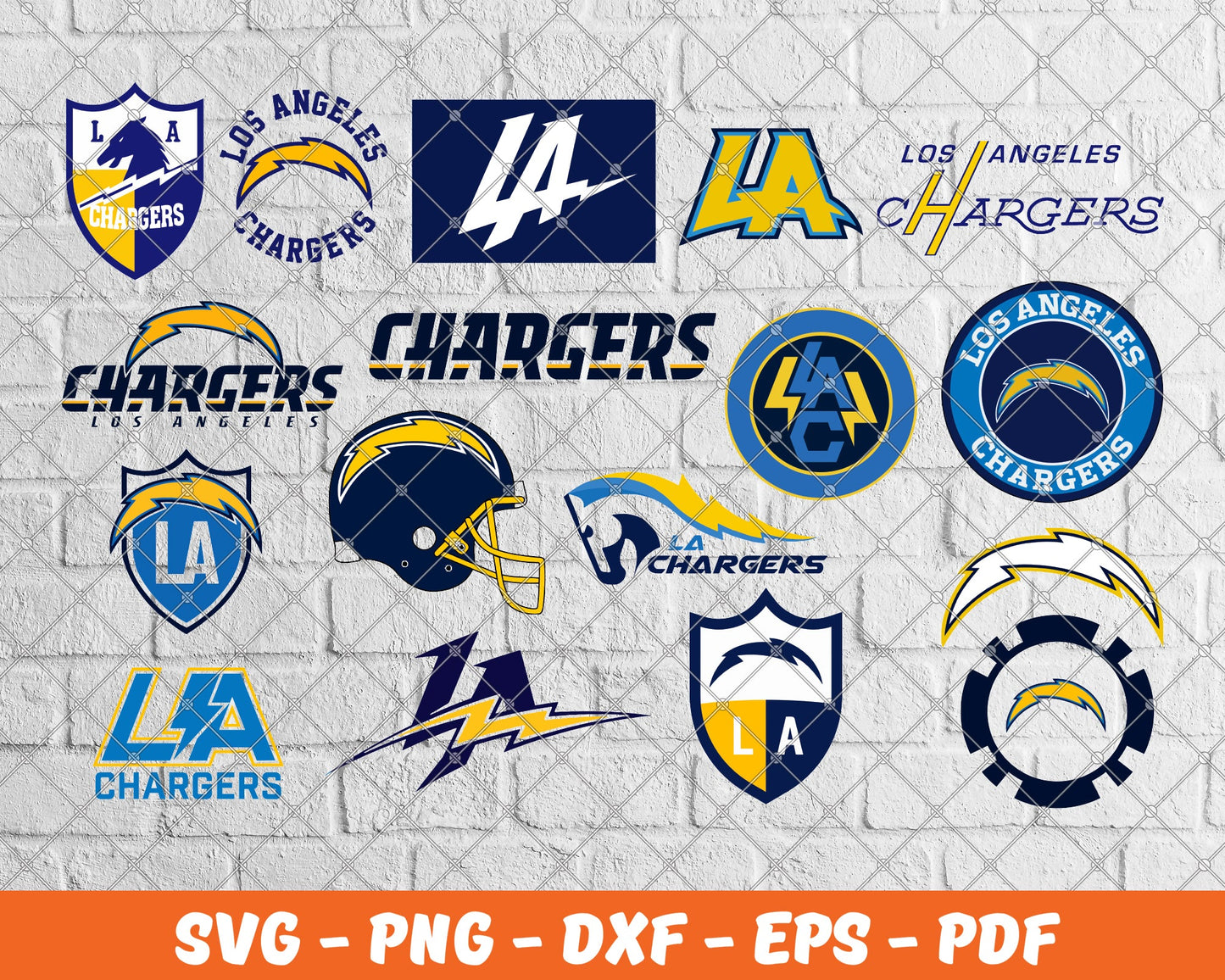 Los Angeles Chargers Bundle Svg, Football Svg ,Sport Svg, Sport Bundle Svg 44