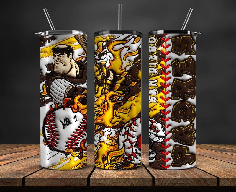 San Diego Padres Tumbler Wrap, Mlb Tumbler Mlb Logo Tumbler Png 47 ...