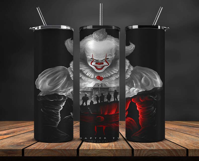 Horror Movies Tumbler Wrap ,Halloween Tumbler Wrap 49