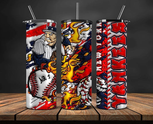 New York Yankees Tumbler Wrap, Mlb Tumbler  Mlb Logo Tumbler Png 50