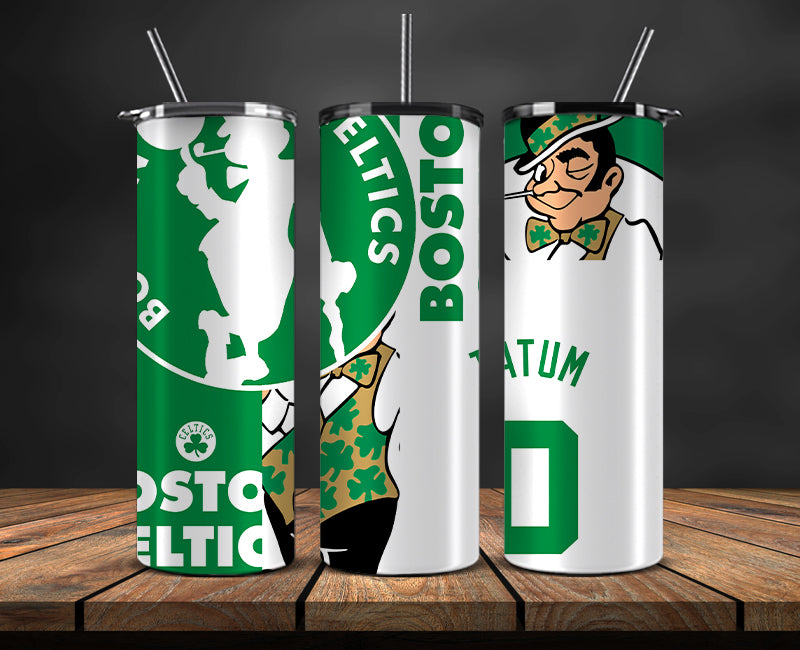 Boston Celtics Tumbler,Basketball Sports Tumbler , Basketball Tumbler Wrap, Nba Tumbler Wrap 05