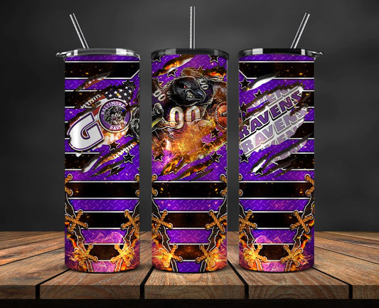 Baltimore Ravens Tumbler, Ravens Logo, NFL, NFL Teams, NFL Logo, NFL Football Png 66