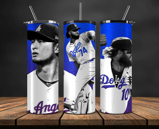 Los Angeles Dodgers  Tumbler Wrap, Mlb Tumbler  Mlb Logo Tumbler Png 67