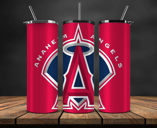 Los Angeles Angels Tumbler Wrap, Mlb Tumbler  Mlb Logo Tumbler Png 75