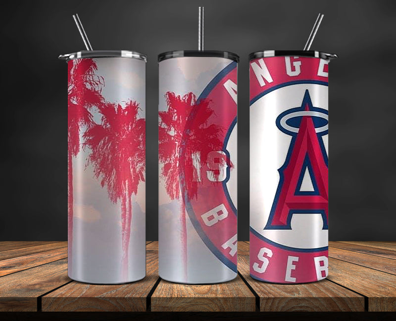 Los Angeles Angels Tumbler Wrap, Mlb Tumbler  Mlb Logo Tumbler Png 77