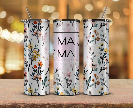 Mother's Day Tumbler Wrap Png, Mom Tumbler, Mother Tumbler,Mother's Day Skinny Tumbler 82