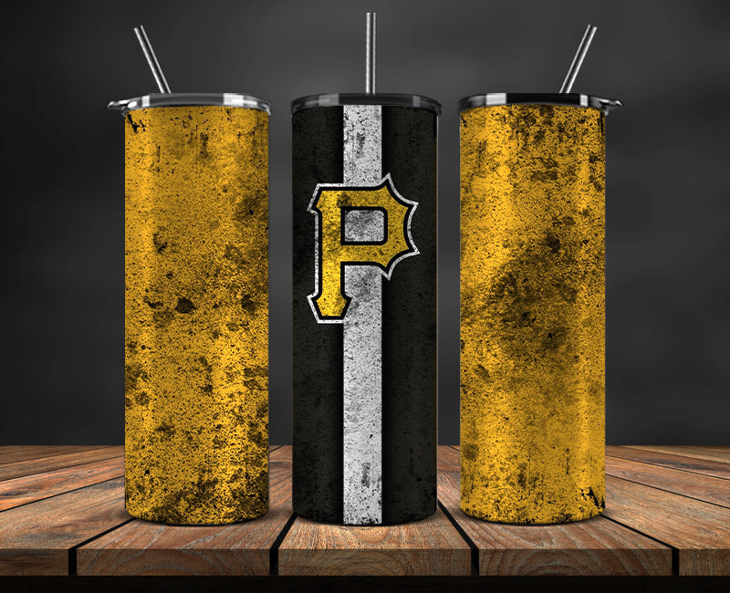 Pittsburgh Pirates Tumbler Wrap, Mlb Tumbler  Mlb Logo Tumbler Png 83